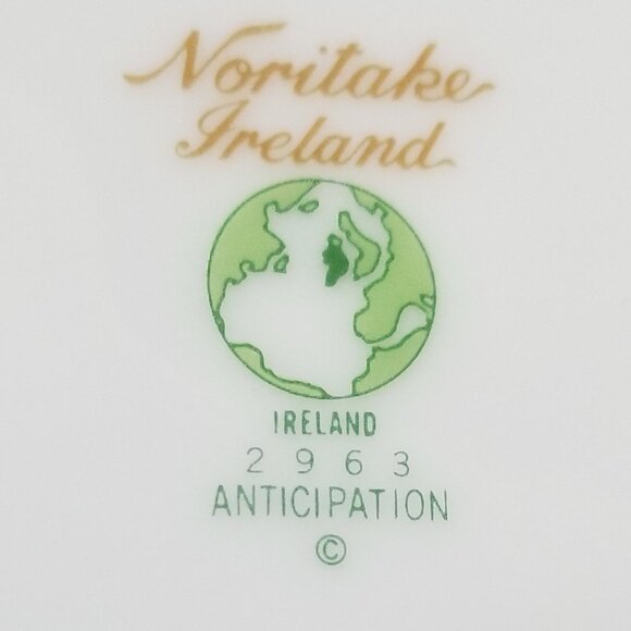Noritake Ireland Anticipation China 1 Salad Plate & 1 Bread Plate - Picture 7 of 7